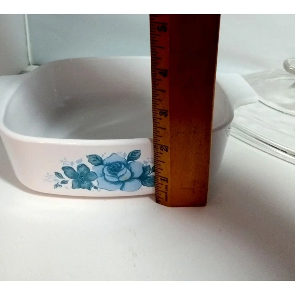 Corelle Corning Blue Velvet 1L QT CASSEROLE A-1-B  11 With Lid USA